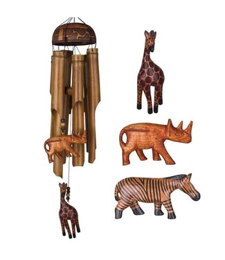 Woodstock African Trio Bamboo Windchime