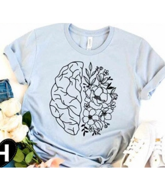 STRONG N FREE CDN Floral Mental Health T-Shirt