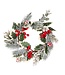 Sugar & Stripes Wreath, Candle Wreath