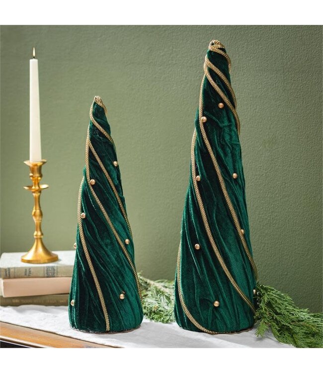 Fabric Tree with Beads, Small