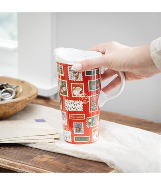 Evergreen Heartfelt Cheer Travel Cup Ceramic Perfect Cup, St