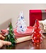 Heartfelt Cheer Table Décor Art Glass Tree