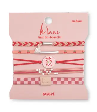 Klani Canada Bracelet/Hair Tie Set  Sweet Small