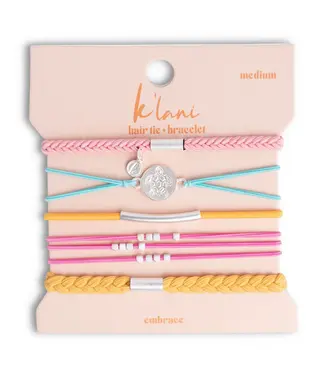Klani Canada Bracelet/Hair Tie Set  Embrace Small