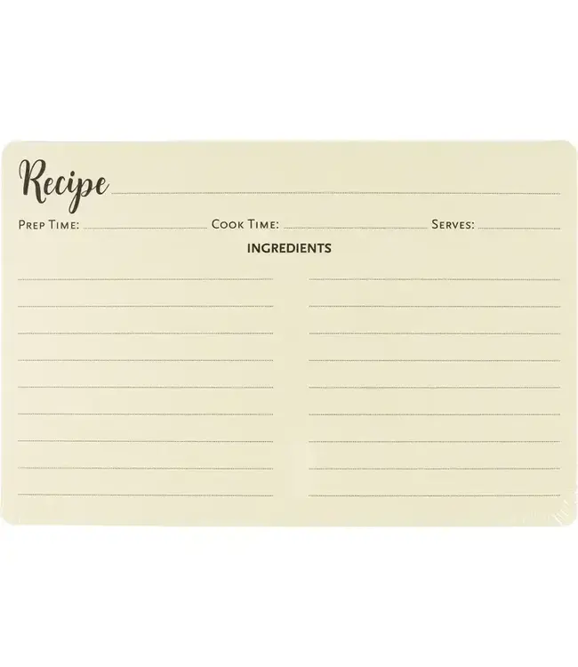 Recipe Card Refills Pack