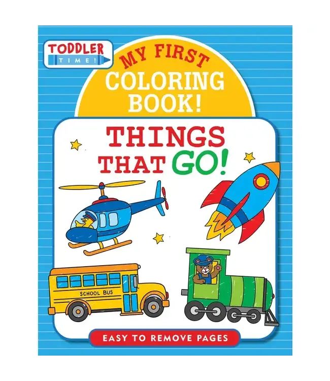 My First Coloring Book! Things That Go