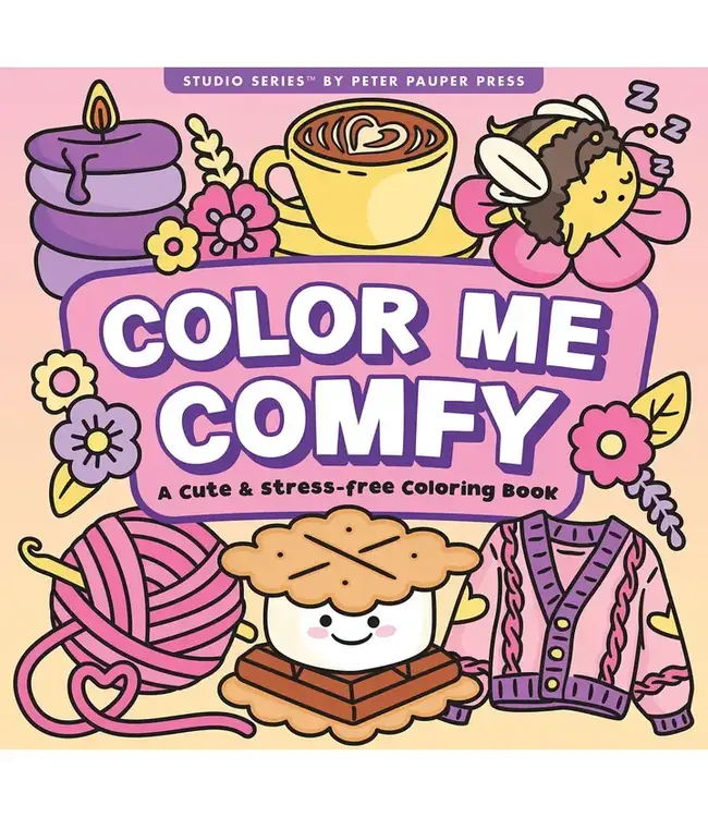 Color Me Comfy Adult Coloring Book