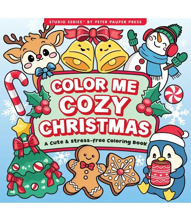 Color Me Cozy Christmas Adult Coloring Book