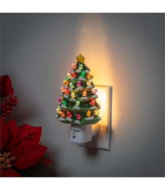 Evergreen Heartfelt Cheer Nightlight Ceramic Christmas Tree