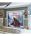 Evergreen Christmas Delivery Single Garage Door Cover
