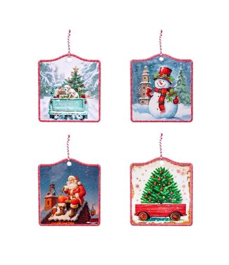 Evergreen Heartfelt Cheer Garden Decor Hanging Signs