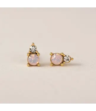 Lover's Tempo Dolce Stud Earrings - Pink