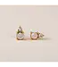 Dolce Stud Earrings - Pink