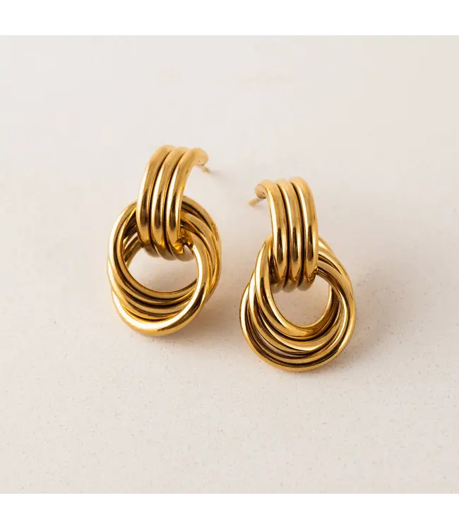 Maris Knocker Earrings - Gold