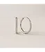 Evie 20mm Hoops - Silver