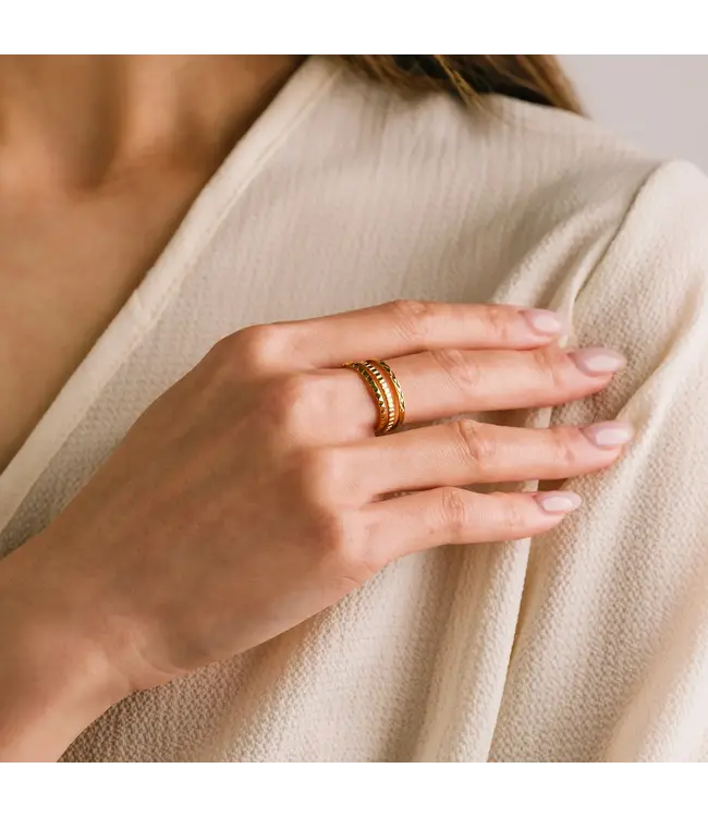 Brit Ring Set - Gold