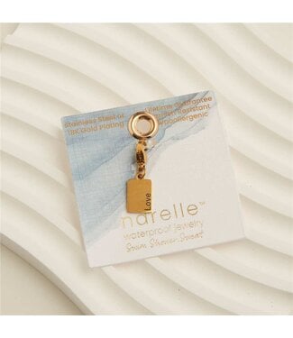 Narelle Narelle Love Tag Charm Gold