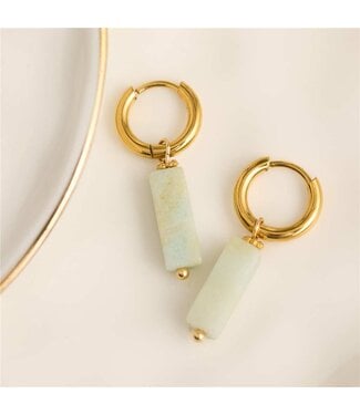 Narelle Narelle Earring Amazonite Gold