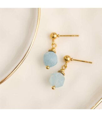 Narelle Narelle Earring Aquamarine Gold