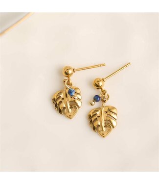 Narelle Narelle Earring Palm Lapis Gold