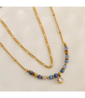 Narelle Narelle Necklace Double Lapis Gold