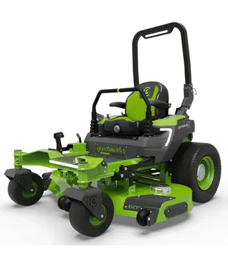 Greenworks Commercial OptimusZ 60” 18kWh Ride-On Zero-Turn Mower
