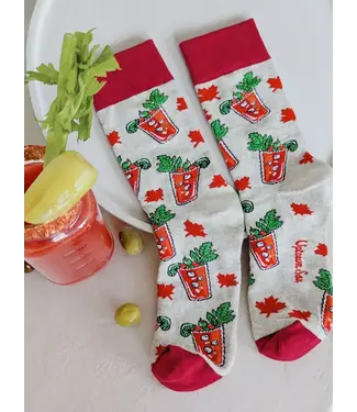 Uptown Sox Canadian Caesar Socks - M/L (Men)