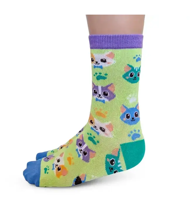 Cat Crew Socks - For Kids