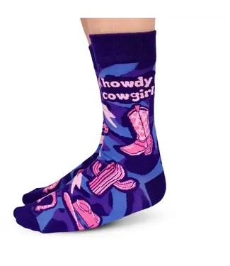 Uptown Sox Howdy Cowgirl Socks - S/M (Women)