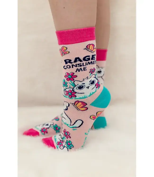 Rage Consumes Me Socks - S/M (Women)
