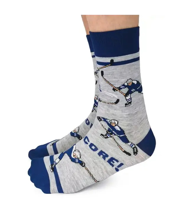 Slap Shot Socks - Blue - M/L (Men)