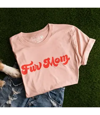 Take It 'N' Leave It Retro Fur Mom T-Shirt
