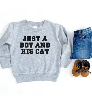 Take It 'N' Leave It Just a Boy and his Cat Youth Sweatshirt