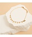 Narelle Anklet Disc Chain Gold