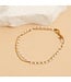 Narelle Anklet Double Pearl Gold