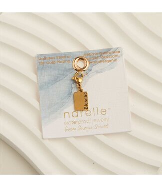 Narelle Narelle Blessed Tag Charm Gold