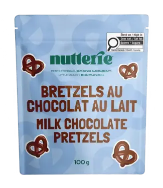 Nutterie Milk Chocolate Pretzels (100g)