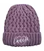 Canada Cable Knit Toque- Purple