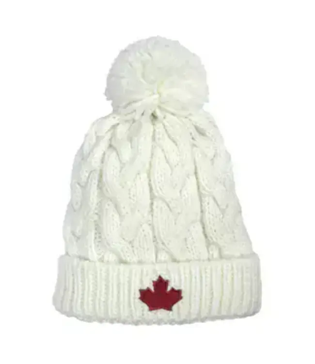 Toque - Canada Knit White