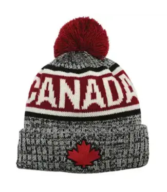 Stone Age Toque - Marled Knit Grey