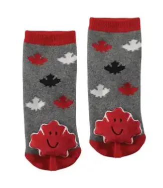 Stone Age Kids Socks - Happy Leaf Plush