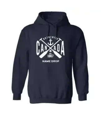 Canadian Paddles Hoodie Navy