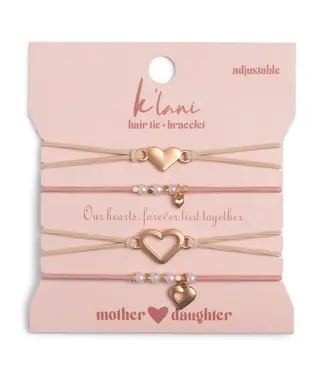 Klani Canada Hair Tie/Bracelet Set Mother/Daughter