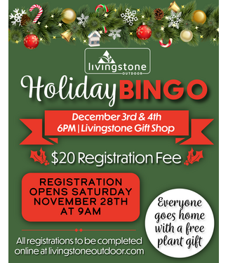 Livingstone Holiday Bingo Friday December 4th 6pm