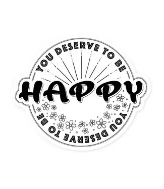 The Retail Supply Happy Vinyl Sticker