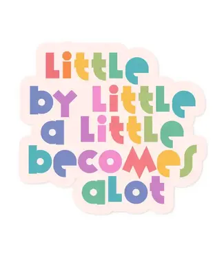 The Retail Supply Little By Little Vinyl Sticker