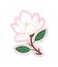 Pink Magnolia Flower Vinyl Sticker