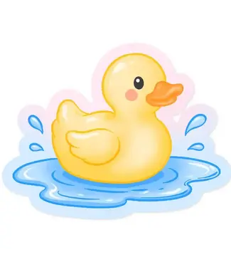 The Retail Supply Rubber Duck Vinyl Sticker
