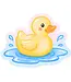 Rubber Duck Vinyl Sticker