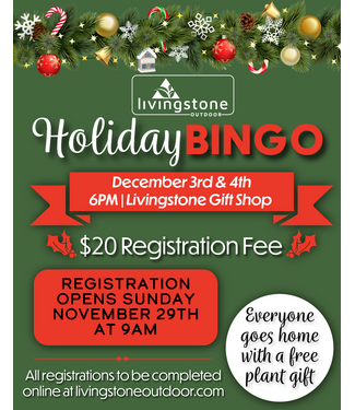 Livingstone Holiday Bingo Thursday December 3rd 6pm